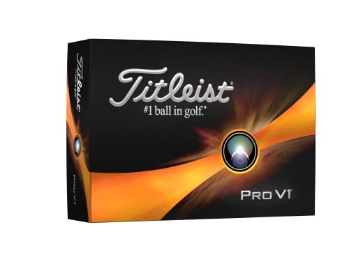 Titleist 2023 Pro V1 - Pelota de Golf, Color Blanco, Paquete de 12