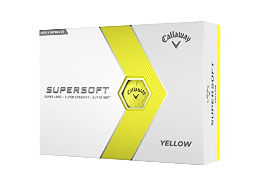 Bola DE Golf CALLAWAY Supersoft Amarilla