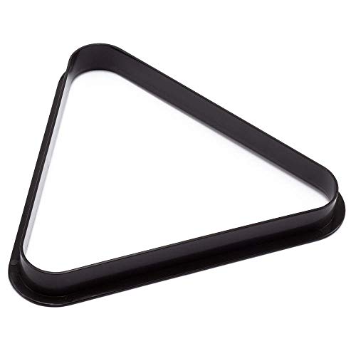 BILLARES Y DARDOS CAMARA Triángulo para Bolas de Billar Americano de plástico, tamaño Profesional para mesas de Billar (57 mm)