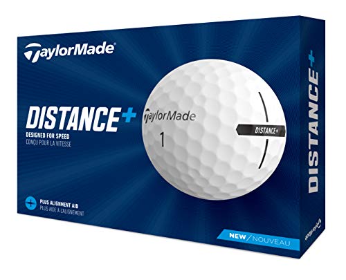 Taylormade Bola DE Golf Distance+, Blanco, Talla única