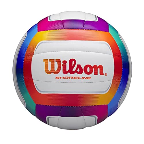 Wilson Shoreline, Balones De Voleibol Unisex Adulto, White/multi Color, Official