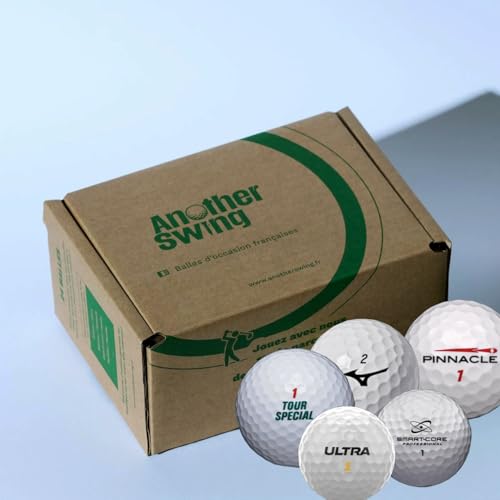 Another Swing Juego de 24 Pelotas de Golf Mix AAA - Pelotas de Golf de Segunda Mano Varias Marcas y Modelos Variados - para Jugadores Principiantes - Calidad y Rendimient - Marca Francesa
