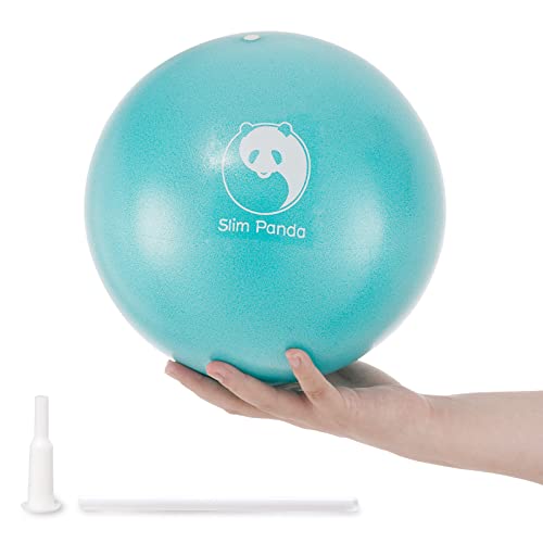 Slim Panda Pelota de Pilates 23cm, Antiexplosión Antideslizante PVC Pelota de Gimnasia, Soft Balones de Yoga para Terapia Geriátrica, Fitness, Entrenamiento del Equilibrio