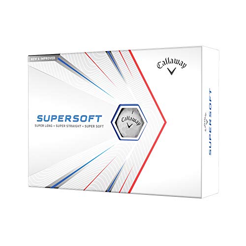 Callaway Supersoft, Pelota De Golf Unisex Adulto, Blanco, Talla Única