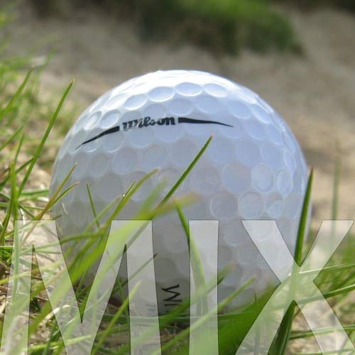 Easy Lakeballs 100 Wilson Mix Pelotas DE Golf RECUPERADAS/Lake Balls - Calidad AAAA/AAA (Pearl/A Grade) - EN Bolsa DE Red