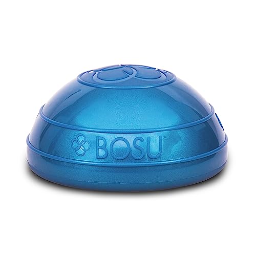 Bosu Cápsulas dinámicas unisex de 6.5 pulgadas de diámetro para entrenamiento en casa de 2 lados para fuerza y flexibilidad, color azul (paquete de 2)