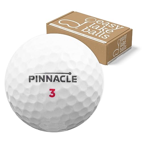 Easy Lakeballs 100 Pinnacle Mix Pelotas DE Golf RECUPERADAS/Lake Balls - Calidad AAA/AA (A/B Grade) - EN Bolsa DE Red