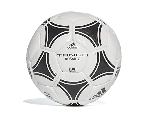 adidas Tango Rosario Balón de Fútbol, Hombre, Blanco (Blanco/Negro/Negro), 4