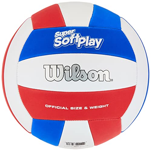 Wilson Shoreline Ballon De Volleyball Extérieur - Cuir Synthétique, Multicolore, Official Size