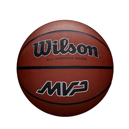 Wilson MVP Basketball Brown 7 Ball, Unisex-Adult