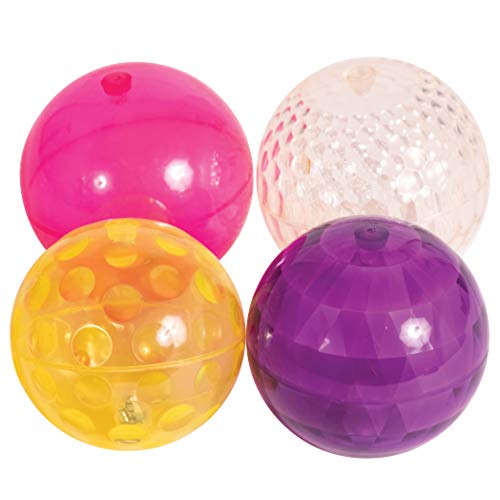 TickiT 72207 Conjunto de pelotas sensoriales con luces y texturas de tamaño grande, 100 mm de diámetro (4 unidades)