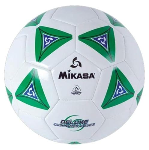 MIKASA Balón de fútbol Serious (Verde/Blanco, Talla 5)