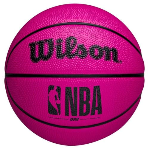 Wilson Baloncesto al Aire Libre NBA DRV Mini - Rosa, Tamaño 3-22
