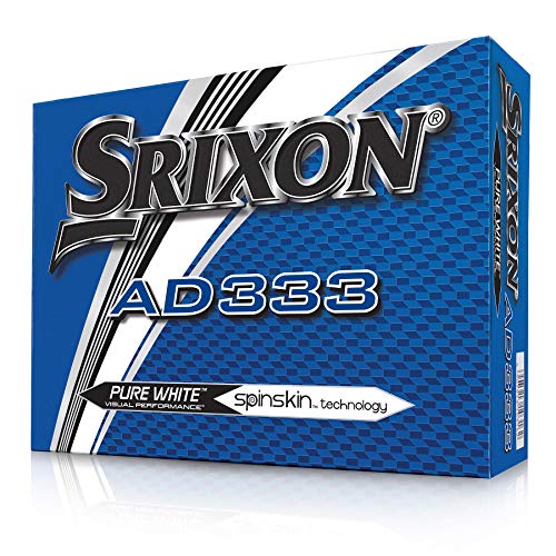 Srixon Ad 333, Bolas De Golf Hombre, BLANCO, Talla Unica