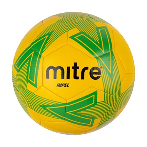 Mitre Balón de fútbol Impel, Amarillo/Lima/Negro, 5