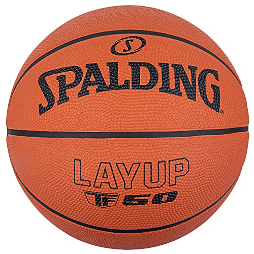 Spalding Balón de Baloncesto Layup TF-50 6 Oscuro Pelota, Adultos Unisex, Naranja (Naranja), Talla Única