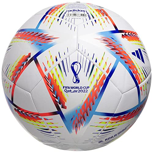 adidas Al Rihla Training Ball (Machine-Stitched), Unisex, White/Pantone, 4