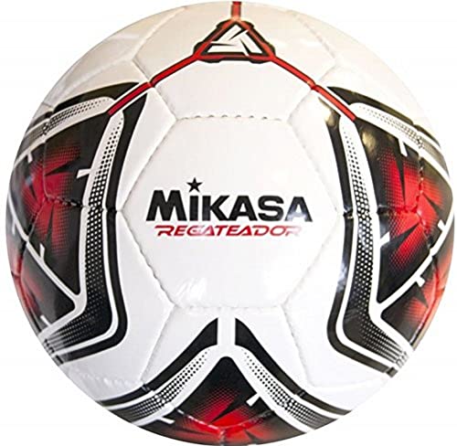 MIKASA REGATEADOR R 5 Balón Fútbol, Adultos Unisex, Multicolor (B/Rojo)