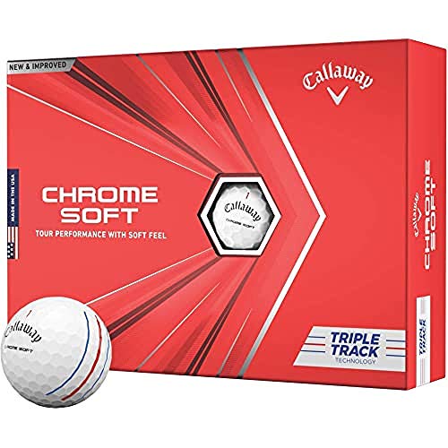 Callaway Chrome Soft X 2020 Pelotas de golf Unisex adulto, Blanco, Talla única